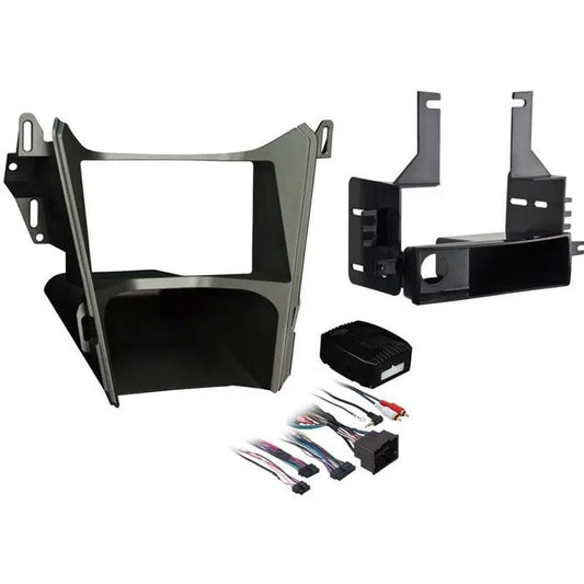 Metra 99-3307G Single/Double DIN Dash Kit for 2010-2015 Chevy Equinox/GMC Terrain (with Monochrome Display) — view 3