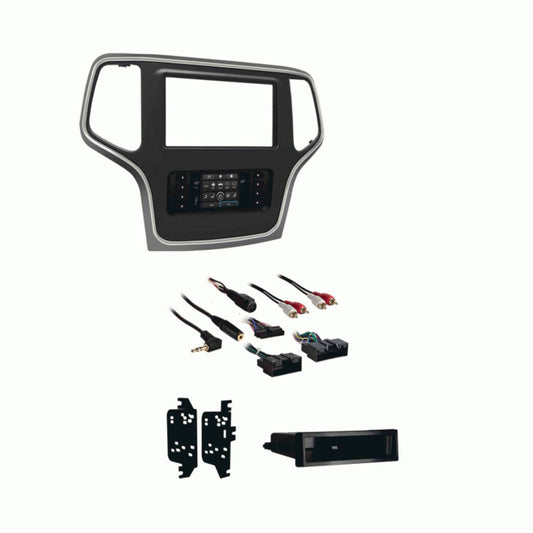 Metra 99-6536S Jeep Grand Cherokee 2014-2021 - Silver Trim - TurboTouch Kit — view 1