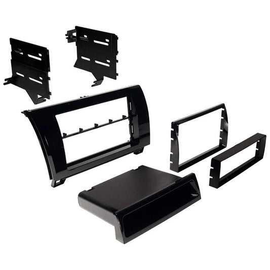 Metra 99-8220HG Dash Kit for Toyota Sequoia 2008-2022 / Tundra 2007-2013 - High Gloss Black — view 1