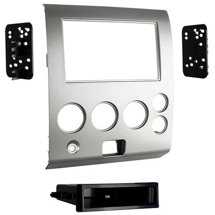 Metra 99-7629S Single/Double DIN Dash Kit for 2004-2007 Nissan Armada/Titan with Factory Navigation (Silver) — view 1