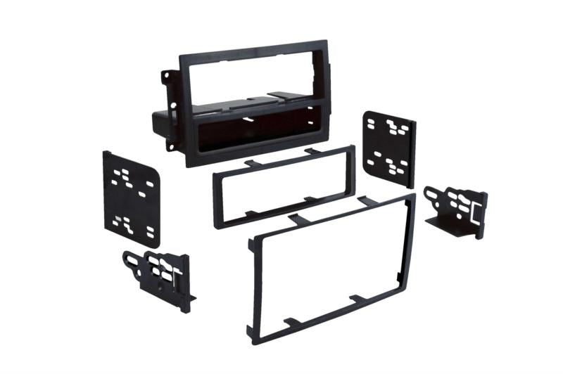 Metra 99-6510 Single or Double DIN Dash Multi-Kit for select 2004-2009 Chrysler, Dodge, Jeep (with Factory Nav) — view 4