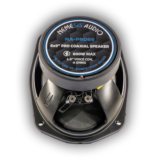 Nemesis Audio NA-PRO69 6×9″ Pro Coaxial Speaker 600W Max 300W RMS 1.5″ Voice Coil 4-Ohm