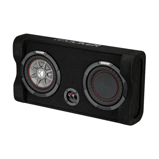 Kicker 47TRTP82 TRTP 8-inch (20cm) Thin Down Firing Subwoofer And Passive Radiator Enclosure, 2-Ohm — view 2