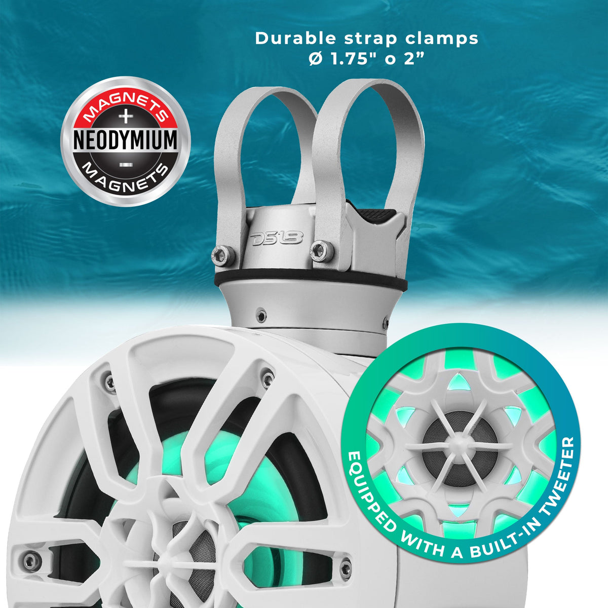 DS18 CF-PS6 6.5" RGB Led Lights — view 5