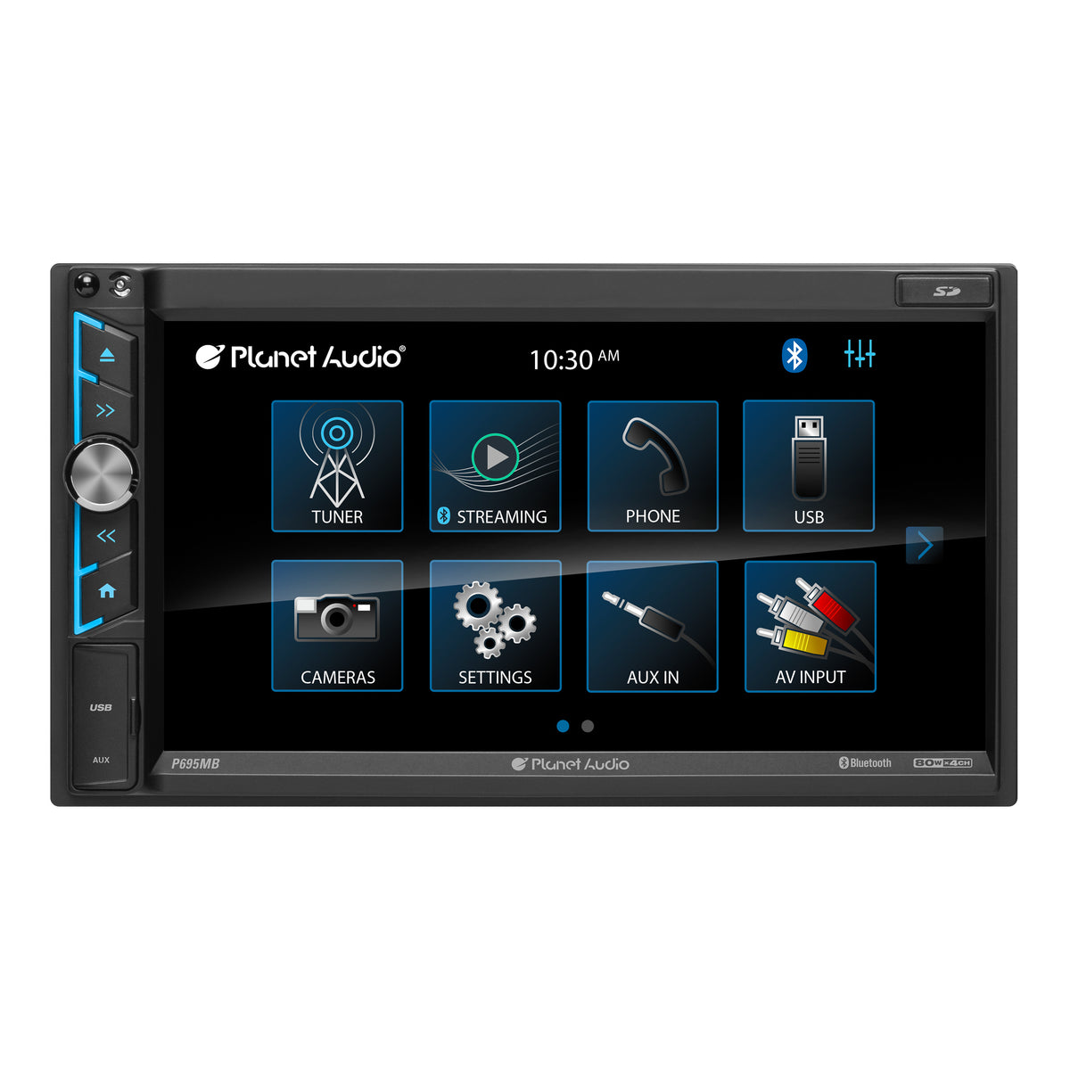 Planet Audio P695MB 6.95" Double-DIN MECH-LESS Multimedia Player with Bluetooth — view 1