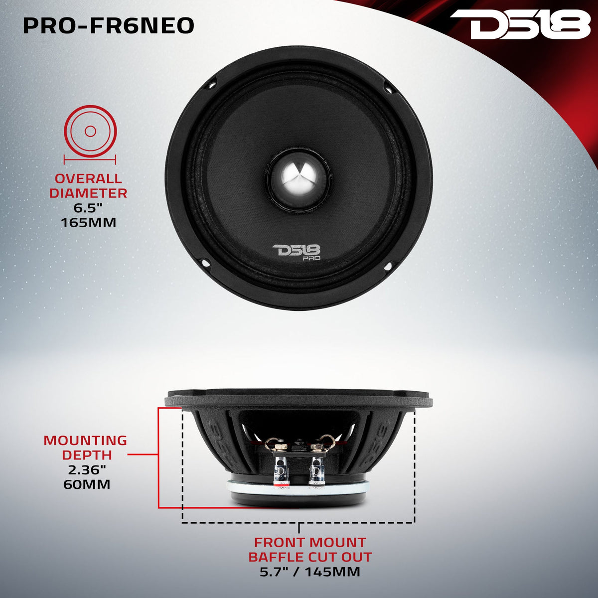 DS18 PRO-FR6NEO 6.5" Full Range — view 9
