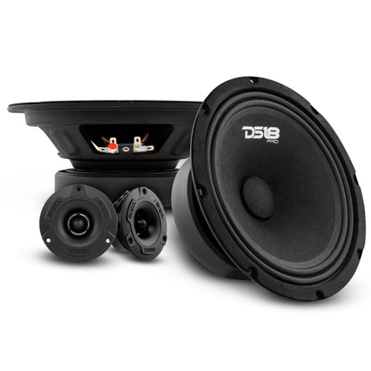DS18 PRO-GM8.4PK DS18 PRO-GM8.4PK Loudspeaker and Tweeter Package Including a Pair of PRO-GM8.4 + a Pair of PRO-TW1X/BK — view 1