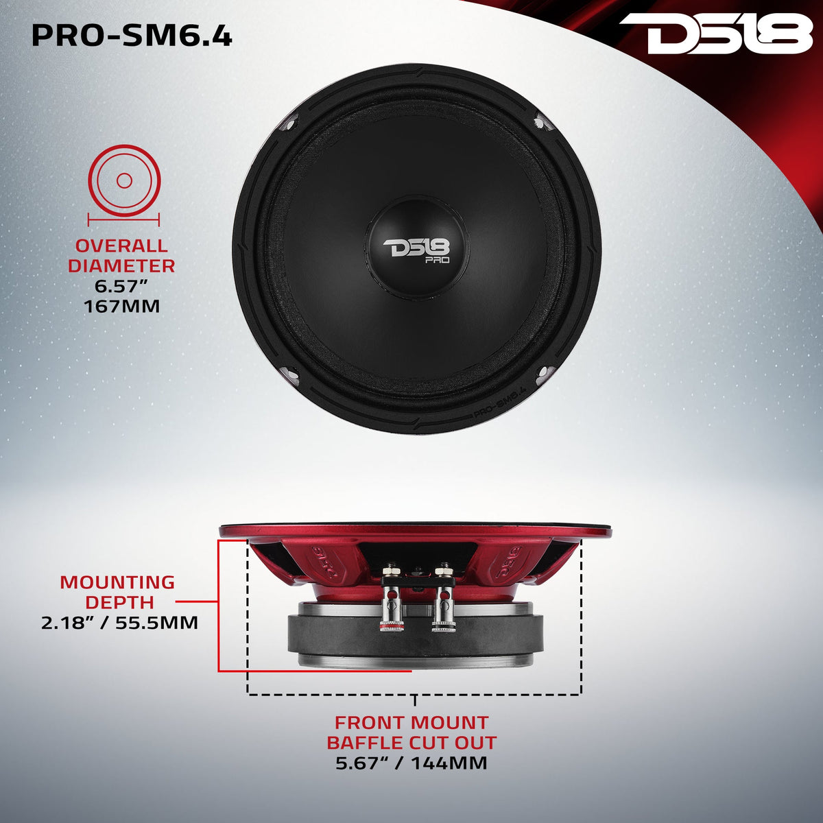 DS18 PRO-SM6.4 6.5" Mid-Range — view 7