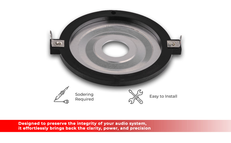 DS18 PRO-TW5VC 1.5" Replacement Diaphragm — view 3