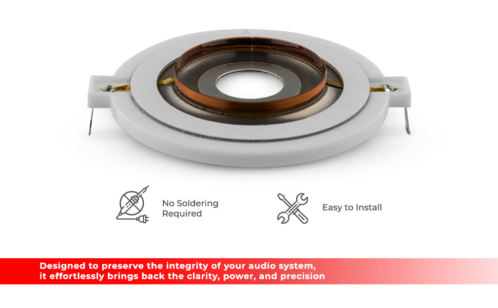 DS18 PRO-TWX3TIVC 1.5" Titanium Replacement Diaphragm — view 3