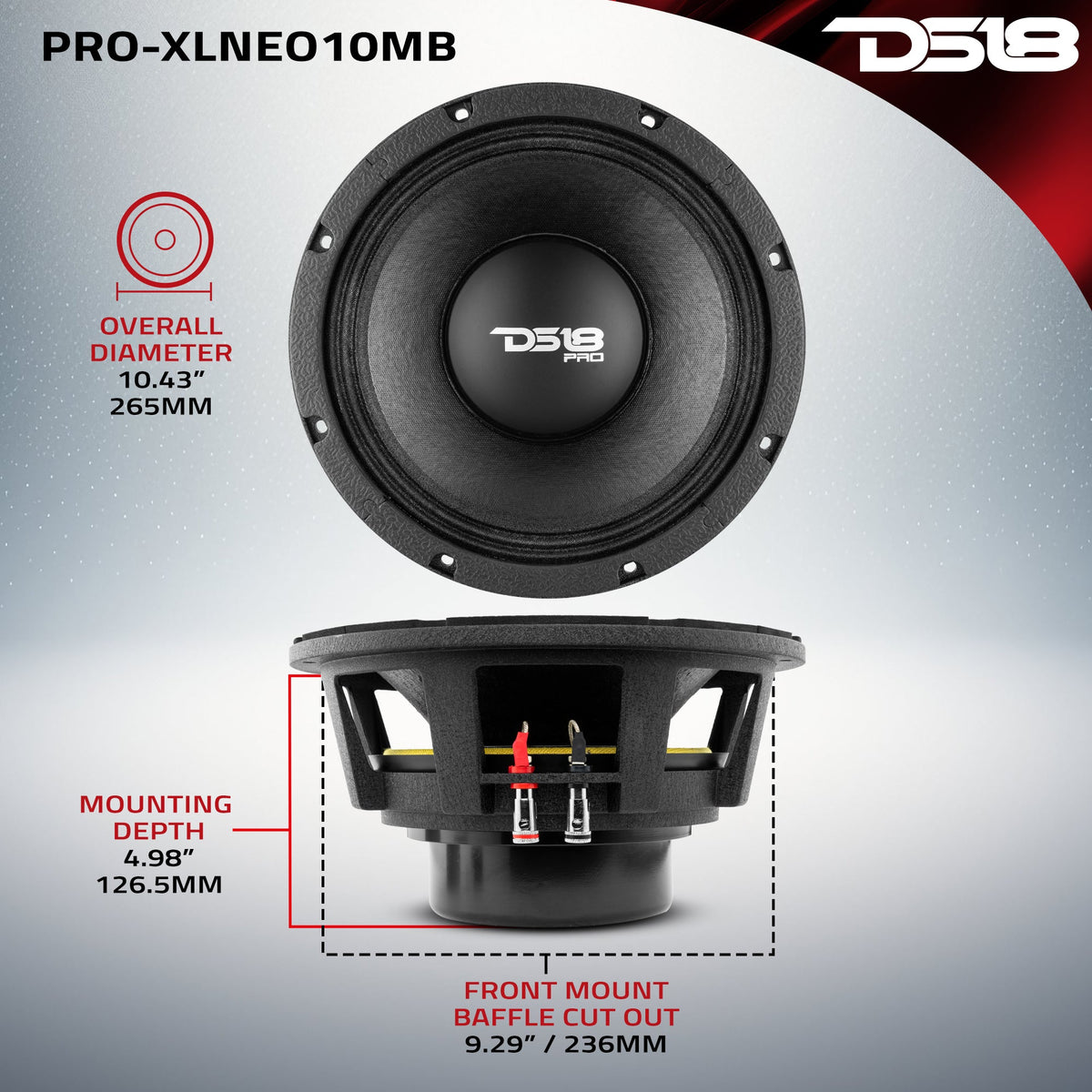 DS18 PRO-XLNEO Mid-Bass Loudspeakers — view 13