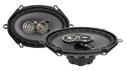 Soundstream PS-57 | 5x7" 4-Way Full Range Coaxial Speakers 350W (Pair)