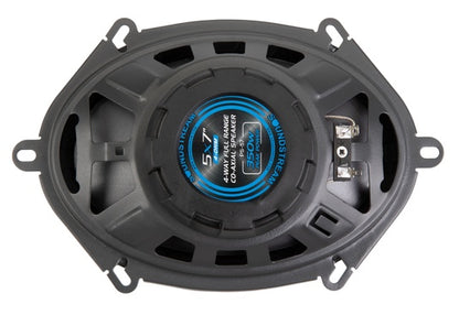 Soundstream PS-57 | 5x7" 4-Way Full Range Coaxial Speakers 350W (Pair)