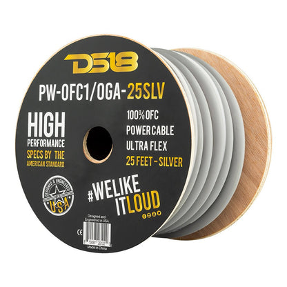 DS18 PW-OFC1/0GA-25SLV 1/0-GA