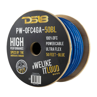 DS18 PW-OFC4GA-50YL 4-GA Yellow CCA POWER WIRES CCA POWER AND GROUND WIRES — view 5
