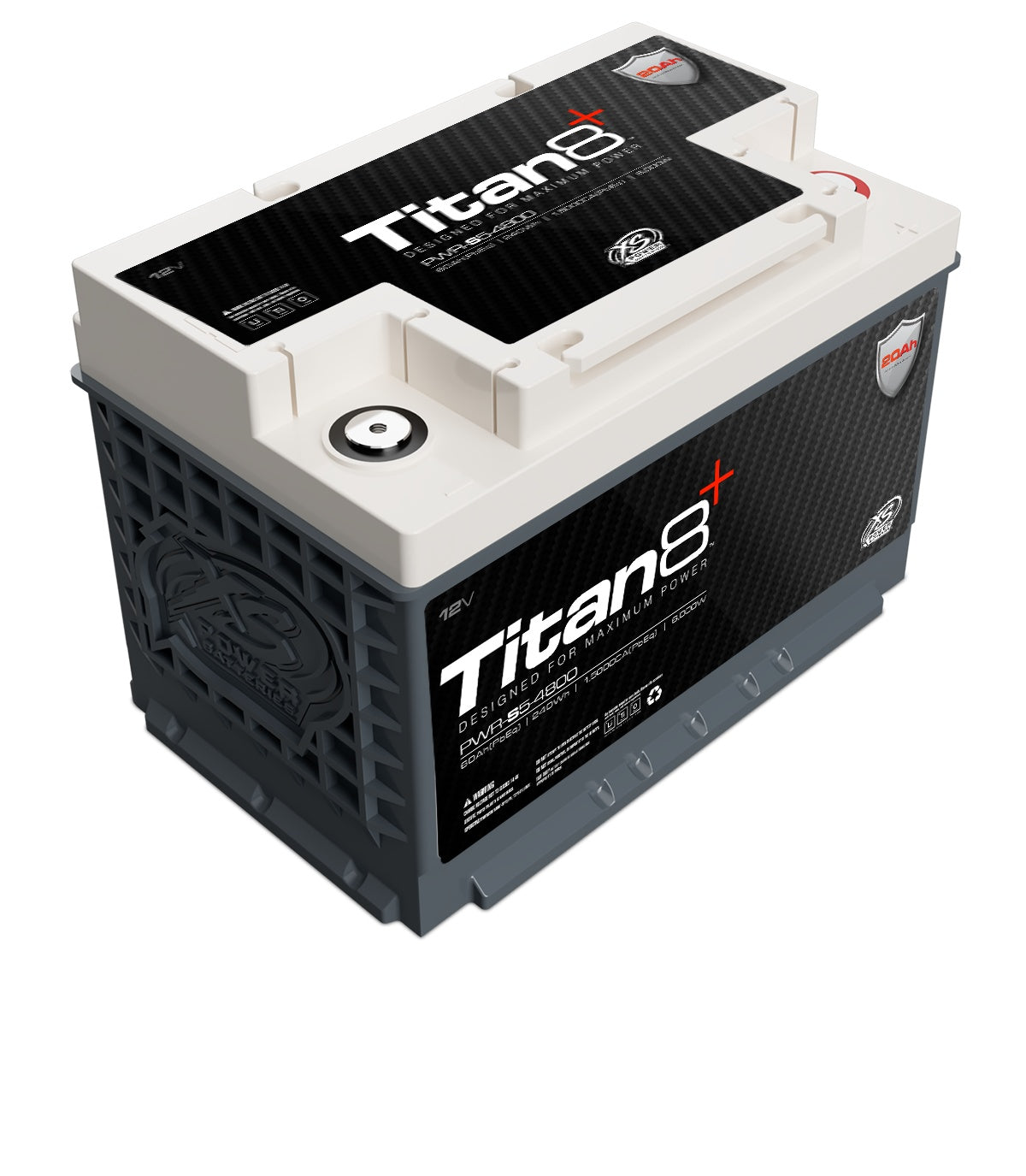 XS Power 12V PWR-S5-4800 Titan8 Series Lithium Titanate Oxide (LTO) Battery