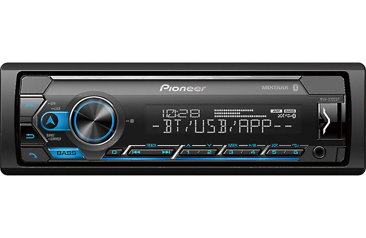 Pioneer MVH-S322BT In-Dash Bluetooth Audio Digital Media Receiver with Alexa Built-in via Pioneer Smart Sync App — view 1