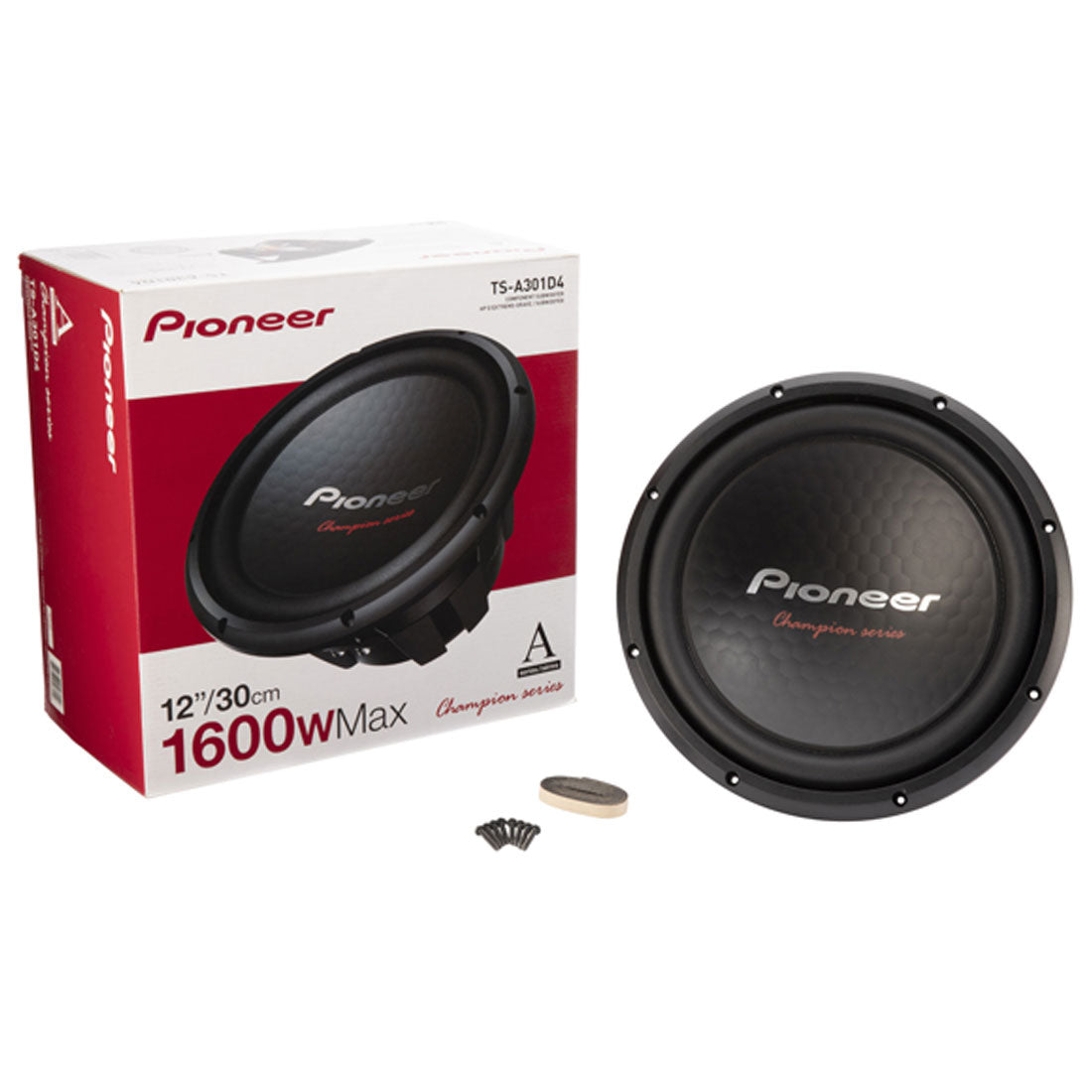 Pioneer TS-A301D4 12" A-Series Dual 4-Ohm Voice Coil Component Subwoofer | 1600W — view 1