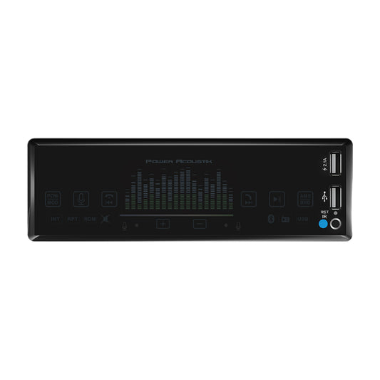 Power Acoustik PL-60BM Single DIN Car Stereo – Bluetooth Multimedia Receiver with USB, MP3, and Smartphone Integration — view 1