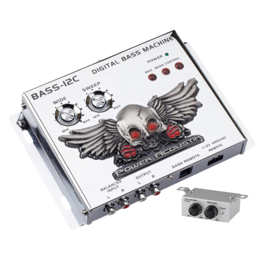 Power Acoustik BASS-12C 13.5V Class C Digital Bass Restoration Processor with Remote Control & Subsonic Filter — view 1