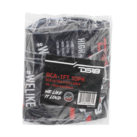 DS18 RCA-1FT.10PK Level 1 RCA — view 3