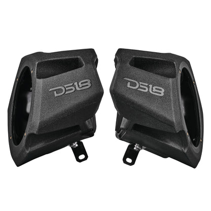 DS18 RZR-KP6 Front Kick Panel Pods Enclosure Fits 2 x 6.5" Speakers — view 2
