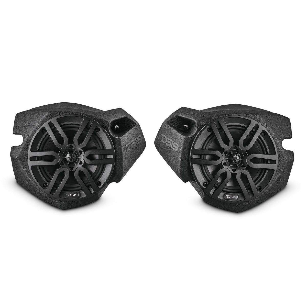 DS18 RZR-KP6BT Front Kick Panel Pods Loaded Enclosure 2 x 6.5" Speakers