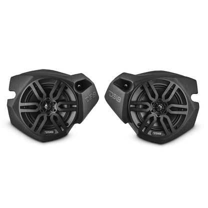 DS18 RZR-KP6BT Front Kick Panel Pods Loaded Enclosure 2 x 6.5" Speakers
