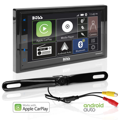BOSS Audio Systems BCPA9 Car Stereo - Apple CarPlay, Android Auto, 9 Inch LCD Touchscreen, Bluetooth, No CD DVD Player, AM/FM Radio Receiver — view 2