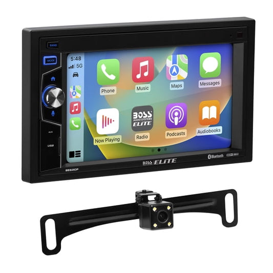 BOSS Audio Systems BE62CP BOSS Elite Double-DIN Car Stereo Apple CarPlay, 6.2 Inch Touchscreen, Bluetooth, No CD/DVD Player, AM/FM Radio Receiver — view 3
