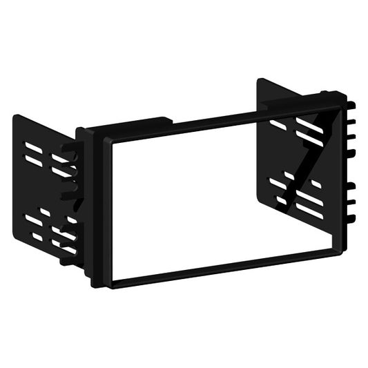 American International HYNK1119 Double DIN Dash Installation Kit for 2001-2009 Hyundai Vehicles (Factory Fit, Black) — view 2