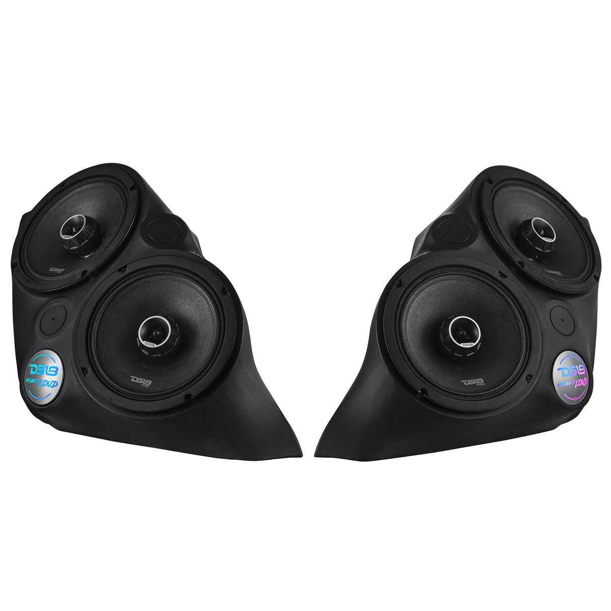 DS18 SLG-F82 Front Fender Dual 8" Speaker Enclosures Fits 2 x 8" Speakers — view 4