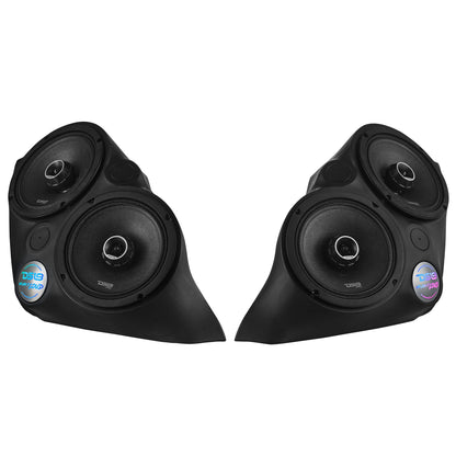 DS18 SLG-F82 Front Fender Dual 8" Speaker Enclosures Fits 2 x 8" Speakers — view 4