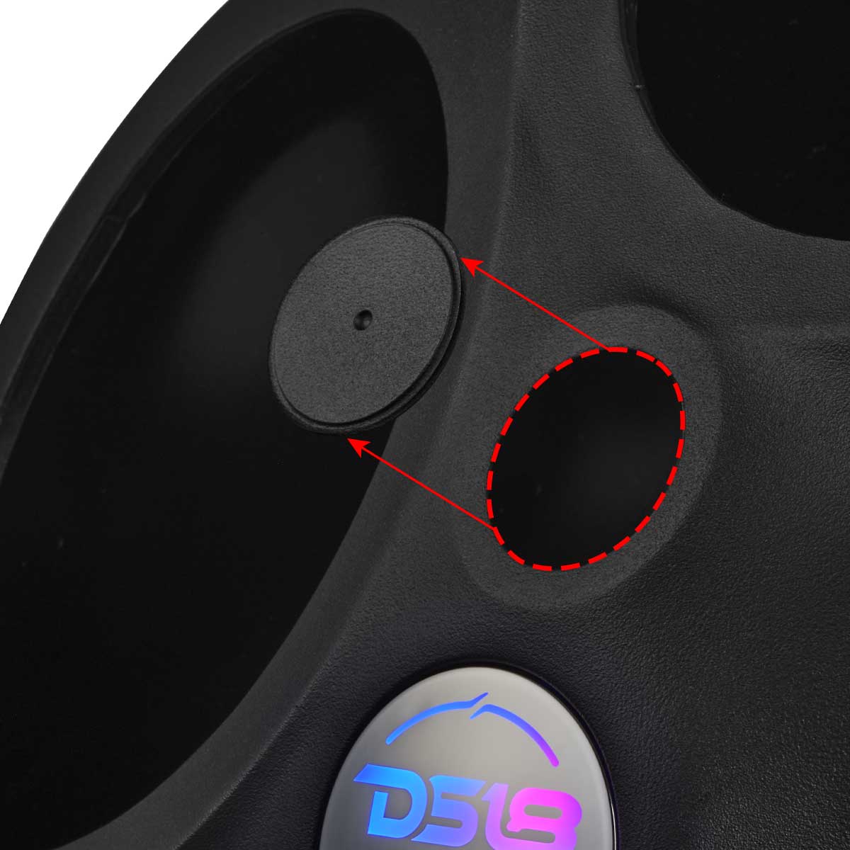 DS18 SLG-F82 Front Fender Dual 8" Speaker Enclosures Fits 2 x 8" Speakers — view 9
