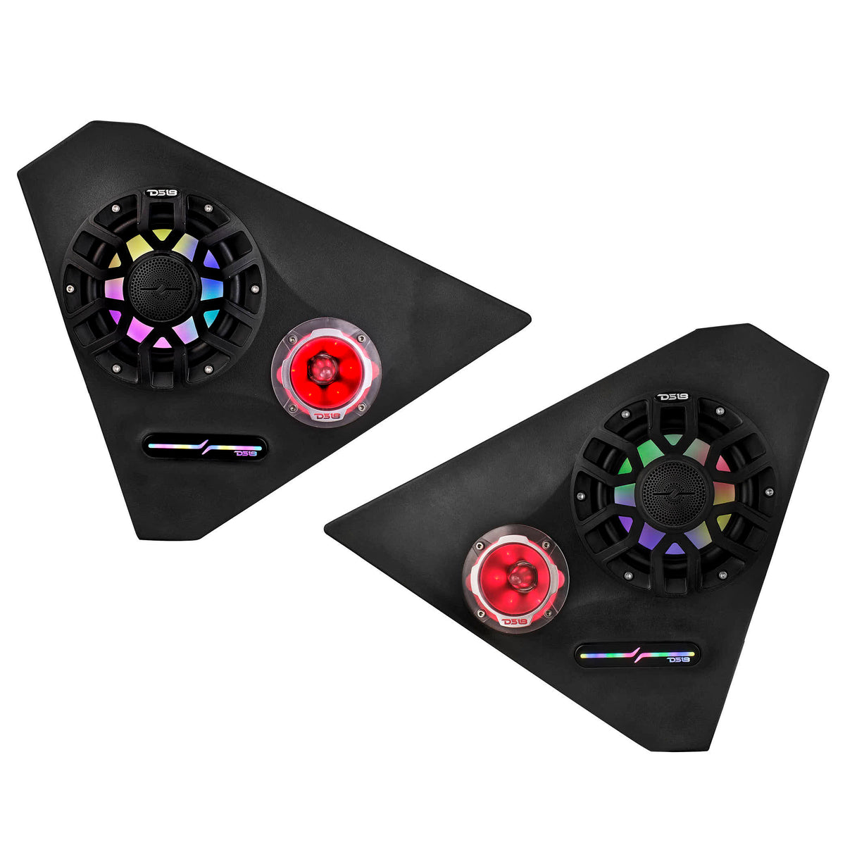 DS18 SLG-FKP6V2 Front Kick Panel Enclosure Fits 2 x 6.5" Speakers & 2 x 3.8" — view 4
