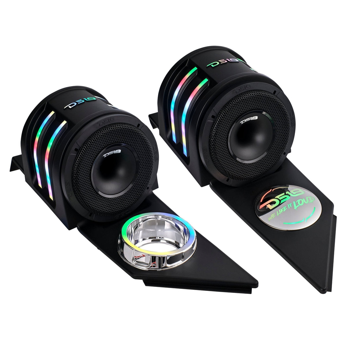 DS18 SLG-HD6V2 Headrest Enclosure Fits 4 x 6.5" Speakers — view 10