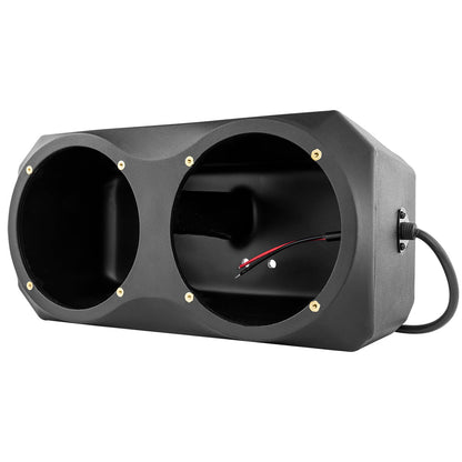 DS18 SLG-UDSD6 Underdash Speaker Enclosure Fits 2 x 6.5" Speakers — view 5