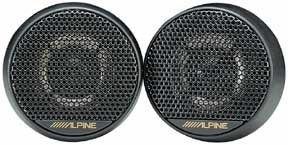 Alpine SPS-1005 3/8" (1CM) Car Dome Tweeter — view 1