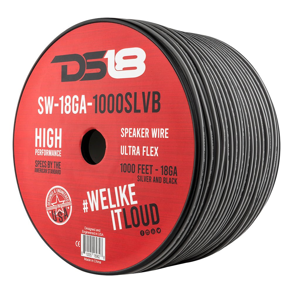 DS18 SW-18GA-1000RB 18-GA Red and Black SPEED SPEAKER WIRE — view 4