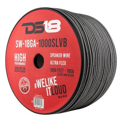 DS18 SW-18GA-1000RB 18-GA Red and Black SPEED SPEAKER WIRE — view 4