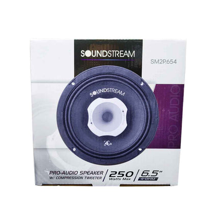 Soundstream SM2P-654 | 6.5” 2-way Pro Audio Speaker w/ Compression Tweeter — view 1