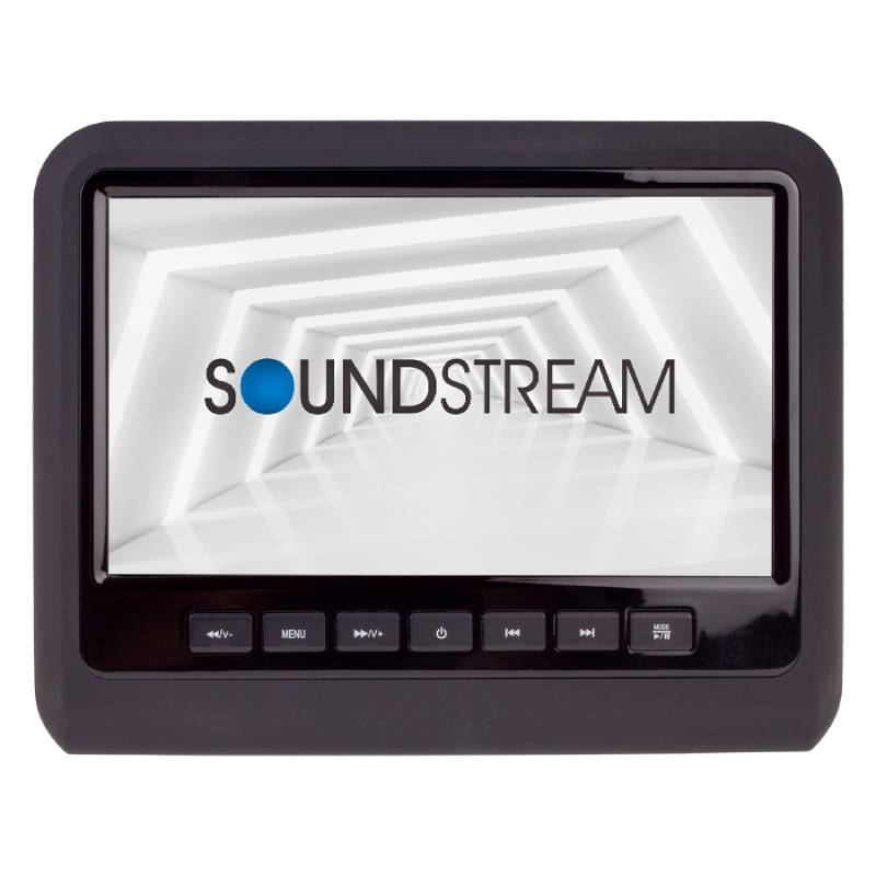 Soundstream SHAD-9H Universal Headrest Mount DVD Player w/ 9” LCD & MobileLink Input — view 1