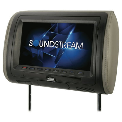 Soundstream VH-90CC Universal Headrest w/ 9" LCD & 3 Color Covers — view 1