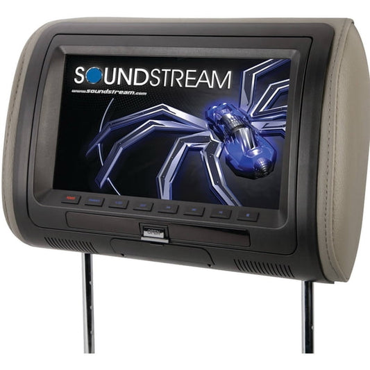 Soundstream VHD-90CC Universal Replacement Headrest Pre-Loaded w/ DVD Player, & 9” LCD Screen — view 2