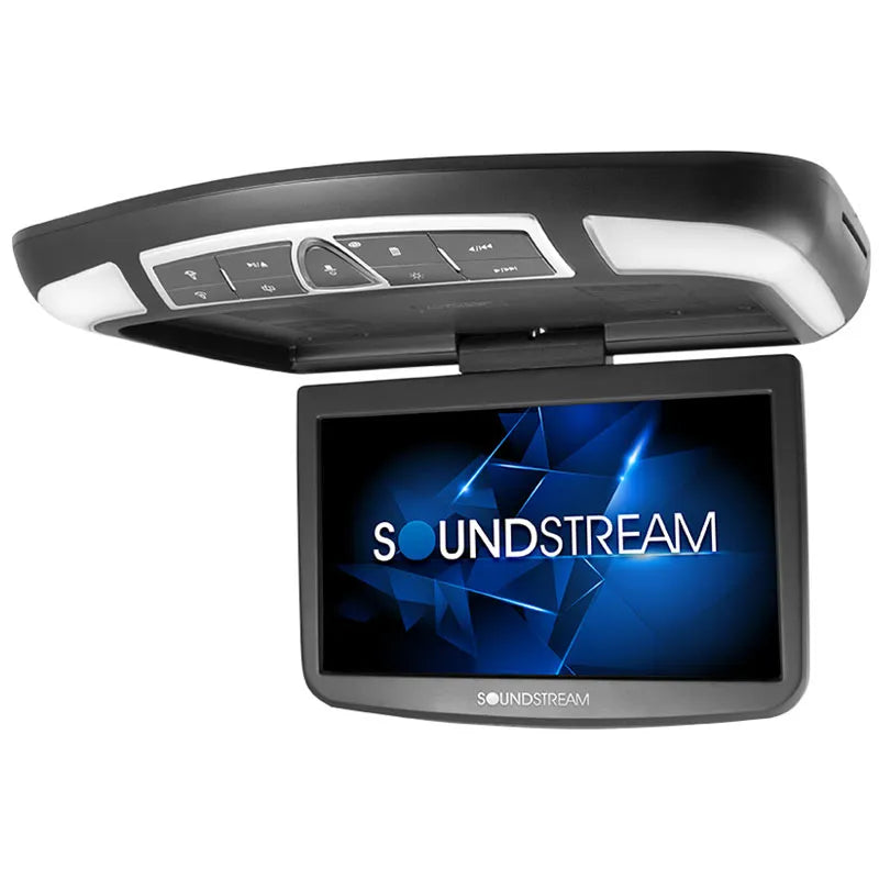 Soundstream VCM-138H | Ceiling Mount DVD Entertainment System w/ MobileLink Smartphone Mirroring — view 1