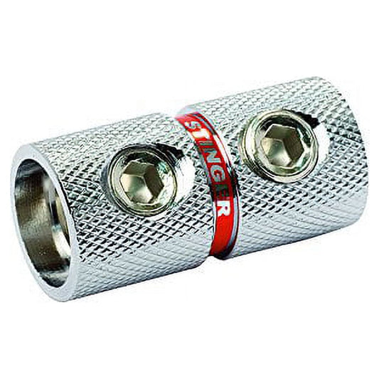 Stinger SPT5210 PRO Classic 1/0 Gauge Input/Output Shoc-Krome Wire Coupler — view 1