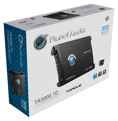 Planet Audio TR3000.1D Torque Series 3000 Watt Class D Monoblock Car Audio Amplifier — view 1