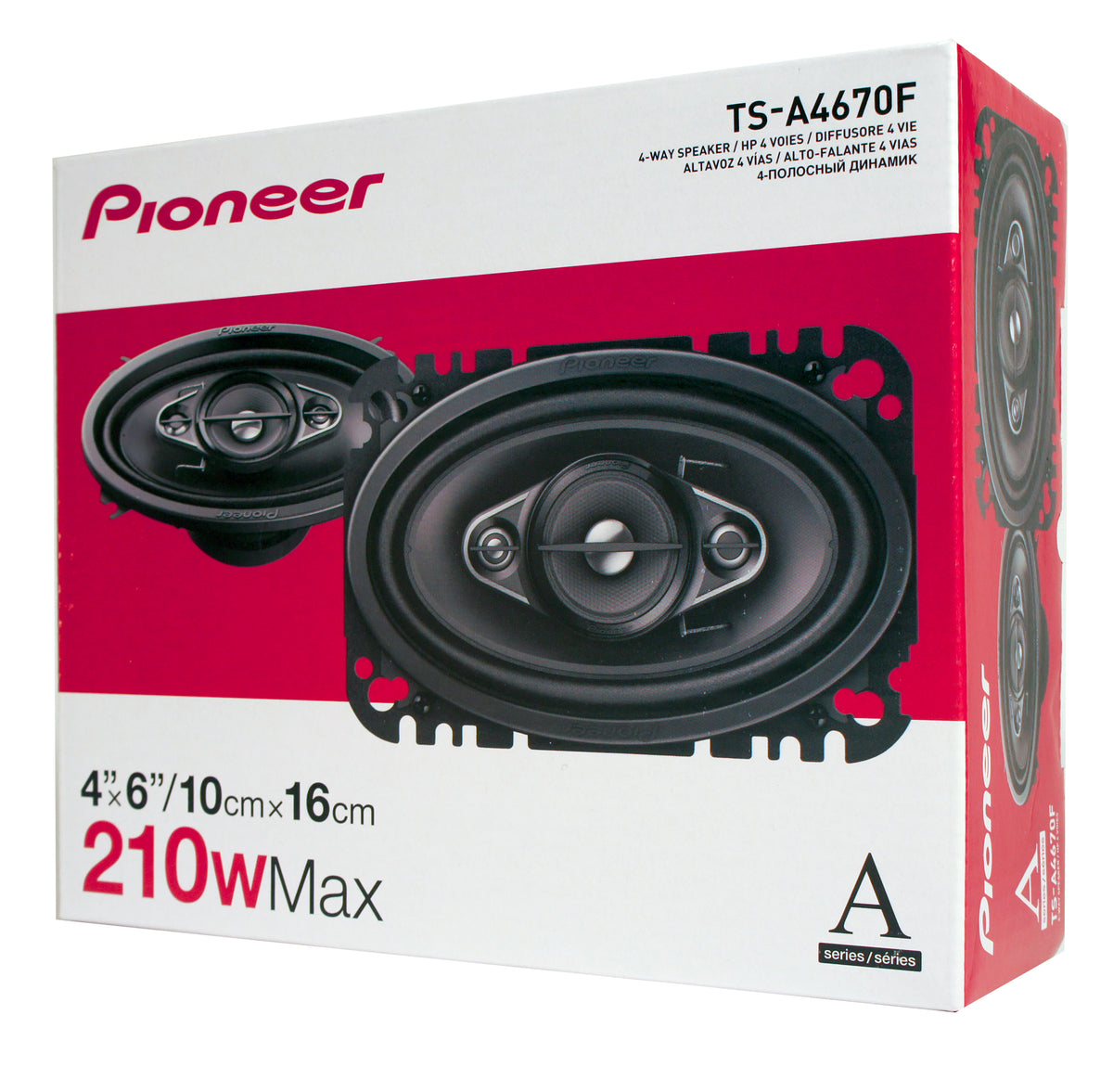 Pioneer TS-A4670F 4 ̋ x 6 ̋ 4-Way Coaxial Speaker System — view 1