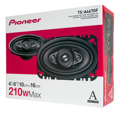 Pioneer TS-A4670F 4 ̋ x 6 ̋ 4-Way Coaxial Speaker System — view 1