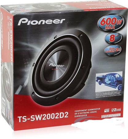 Pioneer TS-SW2002D2 8" Shallow-Mount Subwoofer with Dual 2-Ohm Voice Coils and 600 Watts Max. Power — view 2
